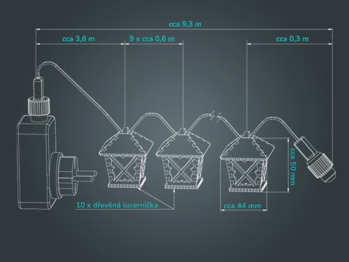 Tradiční osvětlení stromečku