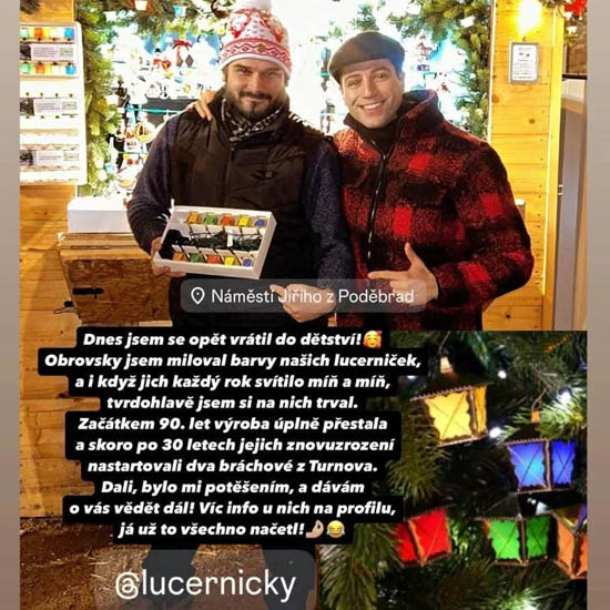 Tradiční osvětlení stromečku