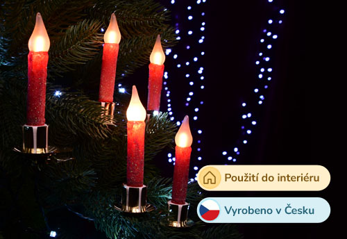 Tradiční osvětlení stromečku