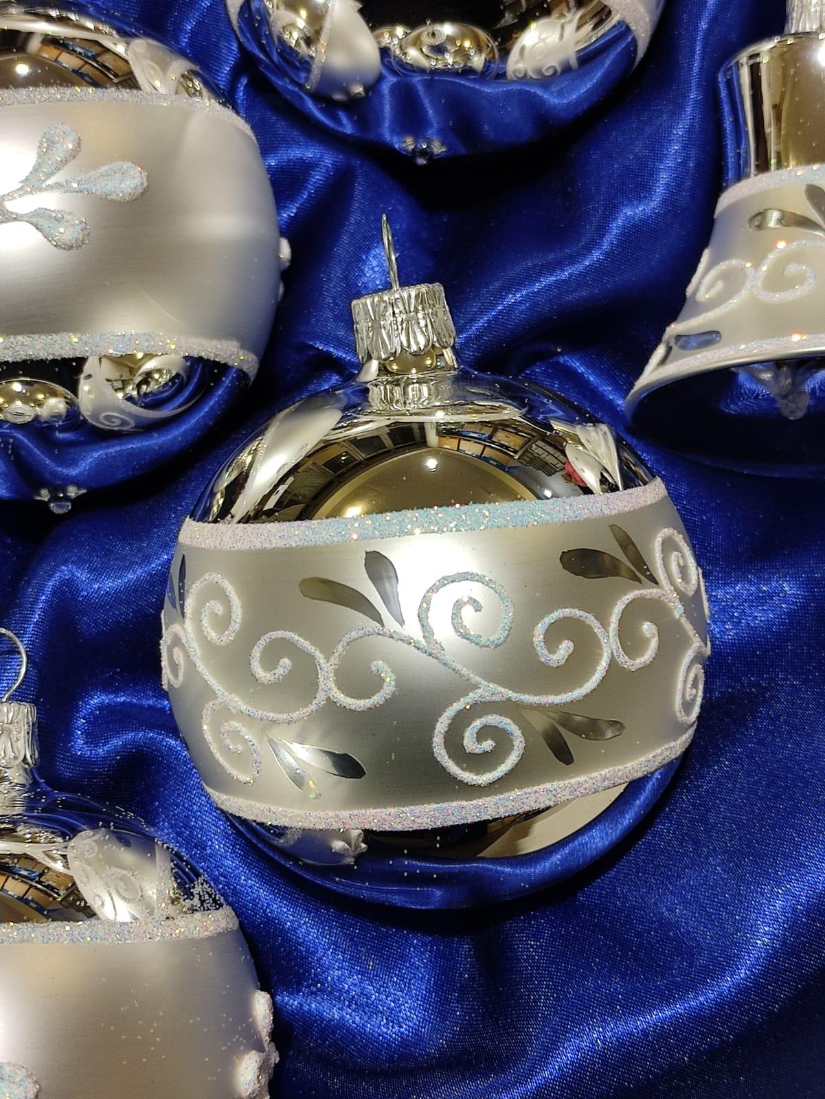 Sada vánočních ozdob JUDITA 12 ks