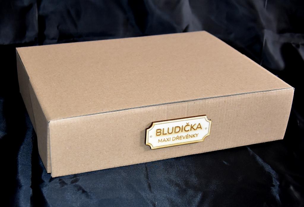 LED MAXI dřevěné lucerničky - DŘEVĚNKY BLUDIČKA