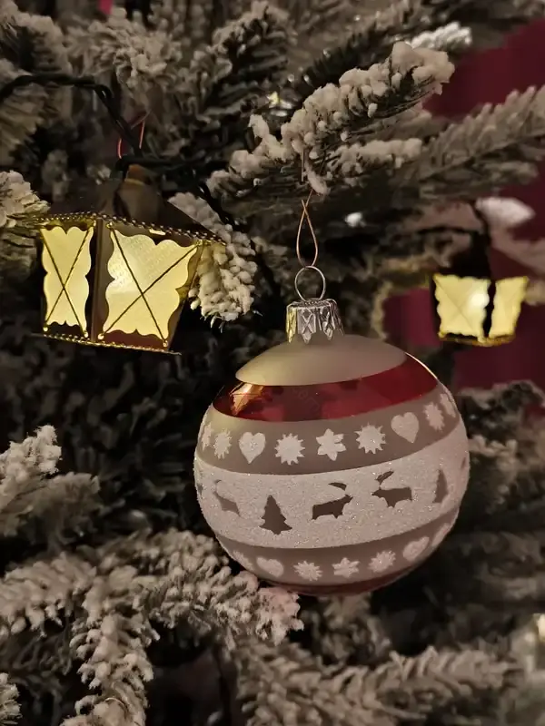 Sada vánočních koulí ALVA 6 ks