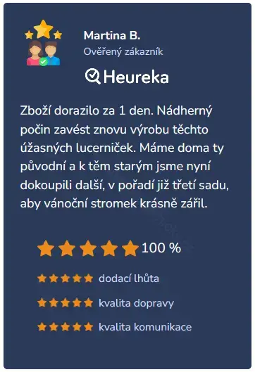 LED lucerničky – ZLATÉ – BAREVNÉ