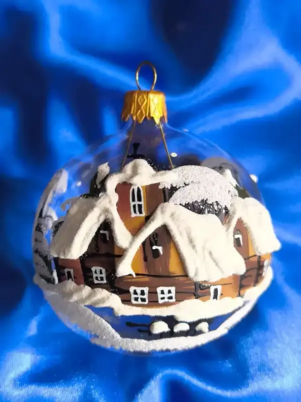 Sada vánočních koulí VÍSKA 6 ks (více barevných variant)