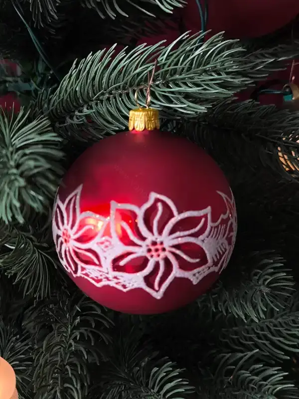 Sada vánočních koulí KAROLÍNA 4 ks