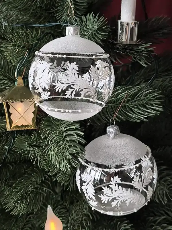 Sada vánočních koulí THUJA 6 ks