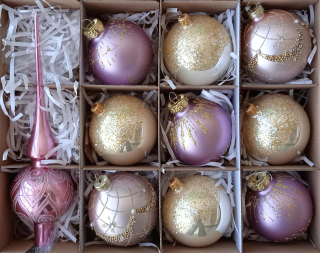 Vánoční ozdoby mix druhů limitka 2023/002 - 10 ks