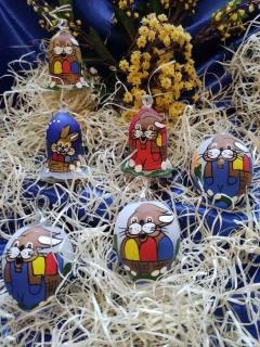 Velikonoční ozdoby mix druhů limitka 6 ks (více barevných variant)