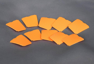 Vyměnitelné oranžové filtry okének do lucerniček model:S20170109A