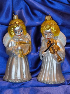 Sada vánočních figurek andělské DUO ANGELICUS 2 ks