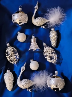 Vánoční ozdoby mix druhů limitka 2025/007 - 11 ks