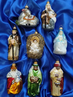 Sada vánočních ozdob BETLÉM 8 ks