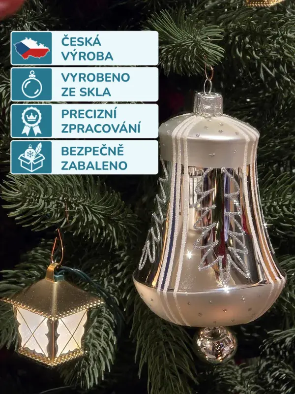 Retro vánoční zvon Kvído